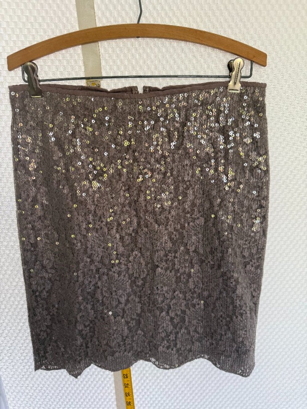 BARASCHI ANTHROPOLOGIE SEQUIN SKIRT